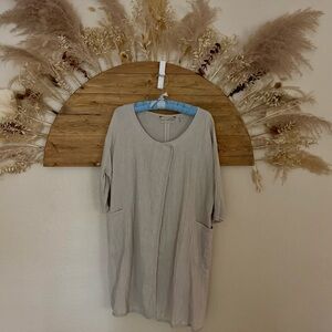 Soft Surroundings Cream Tunic Top